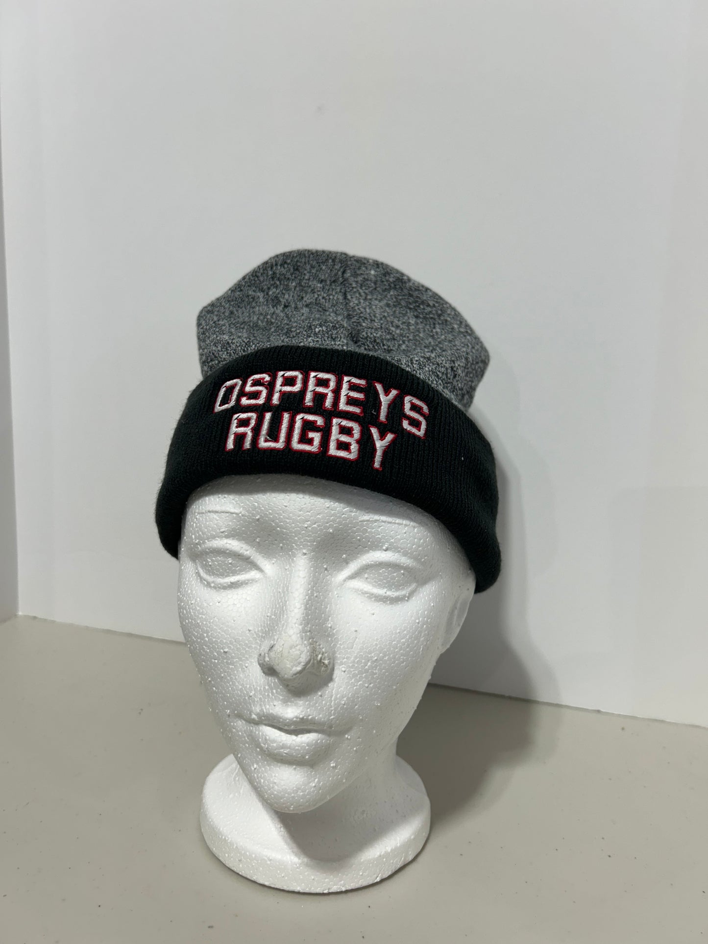 Ospreys Grey and Black Toque