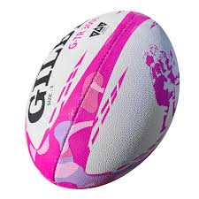 Gilbert G-TR3000 Pink Camo Rugby Training Ball