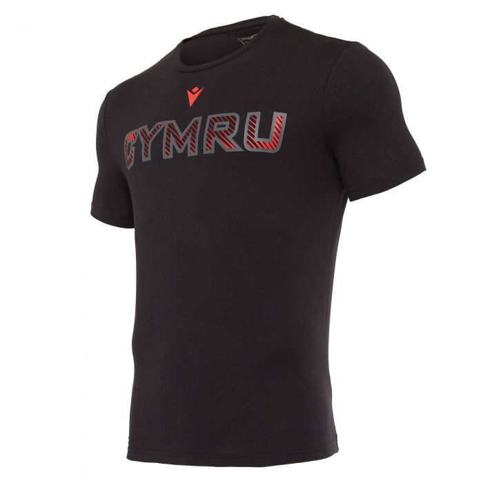 Wales 20/21 Black Cotton Leisure Shirt