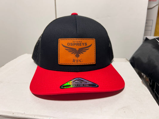 Ospreys Trucker Cap with Leather Patch
