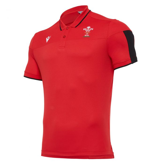 Wales 20/21 Player Polo- Red